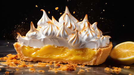 meringue lime lemon yellowの素材