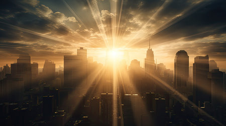 light sun rays transparentの素材