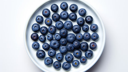 repetition isolated blueberry blueの素材