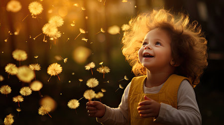 joy dandelion yellowの素材