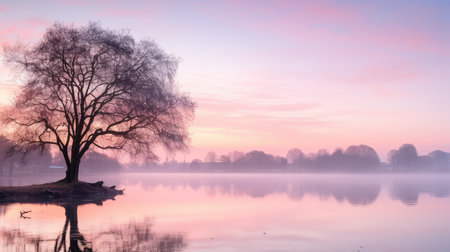 peaceful pastel skyの素材