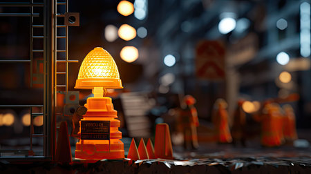 construction signal lightの素材