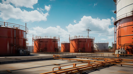 pipes oil storage tankの素材