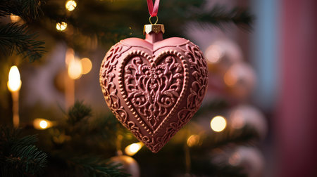 greenery pink christmas ornamentの素材