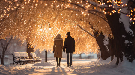 winter gold silver holidayの素材