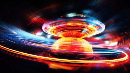 carnival light swirlの素材