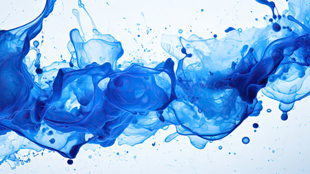 canvas blue splatterの素材