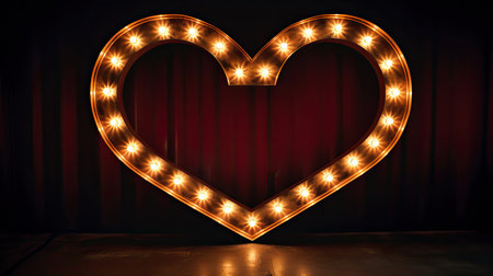 romantic marquee lightの素材