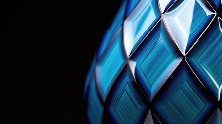 painted blue diamond patternの素材
