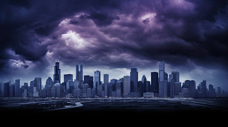 overcast dark cloud backgroundの素材