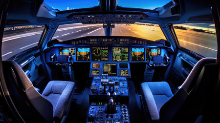 controls aircraft interiorの素材
