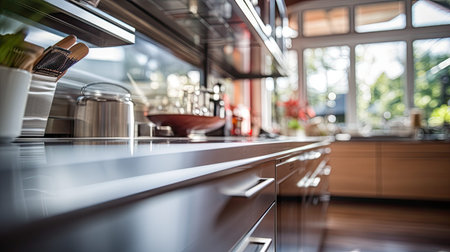 modern blurred home interior detailsの素材