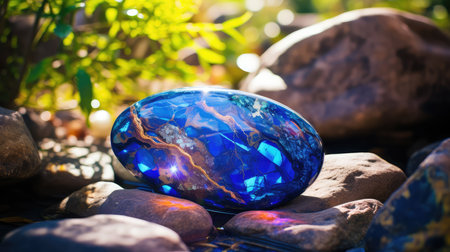 beauty blue opalの素材