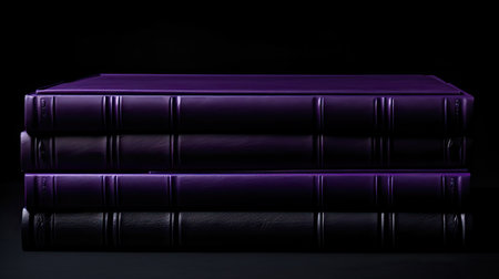books purple black backgroundの素材