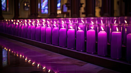 intention purple candlesの素材