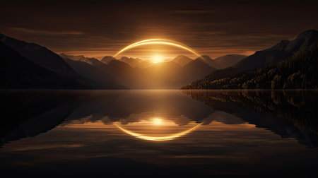 reflection lighting circleの素材