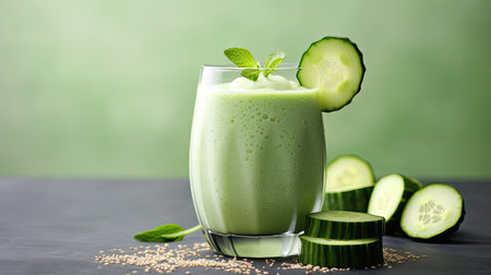 wellness diet cucumber backgroundの素材