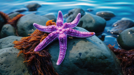 tidepool purple starfishの素材