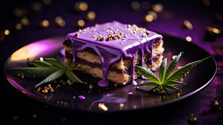 treat purple marijuanaの素材