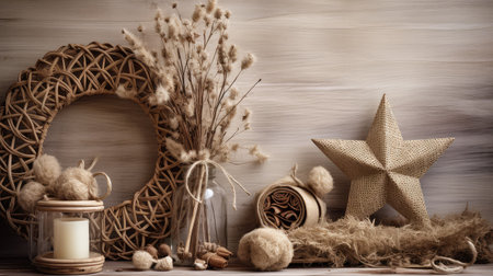 straw rustic starの素材