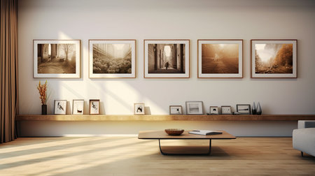 inviting blurred home interior wallの素材