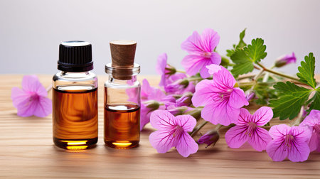 skincare geranium essential oilの素材