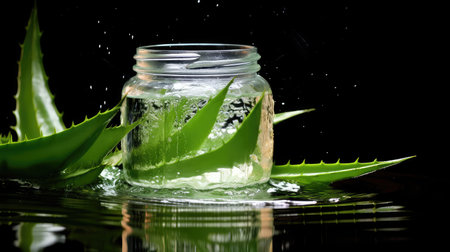 water aloe cutの素材
