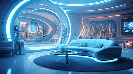 holosleek sci fi interiorの素材