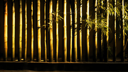 close bamboo shadowの素材