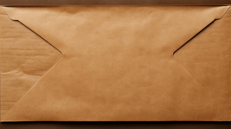 envelope brown craft paper textureの素材
