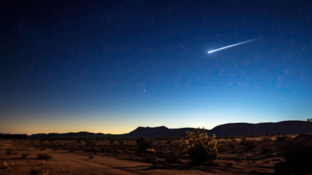 desert shooting starの素材