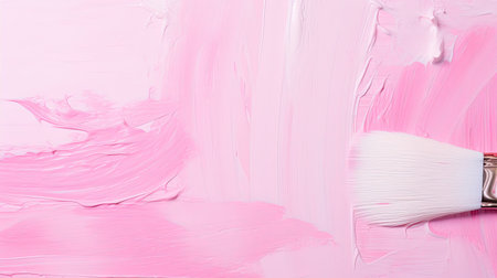canvas pink paint brushの素材