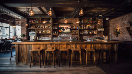 warm bar interiorの素材