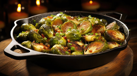 tender roasted brussel sproutsの素材