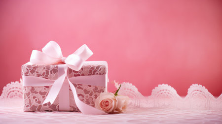 love pink background valentines dayの素材