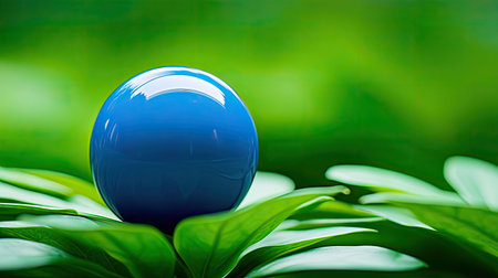 contrast green background blueの素材