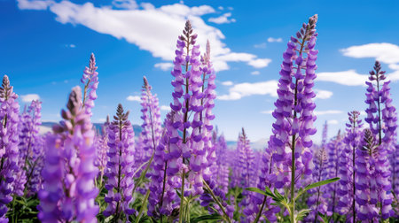 lavender purple floralsの素材