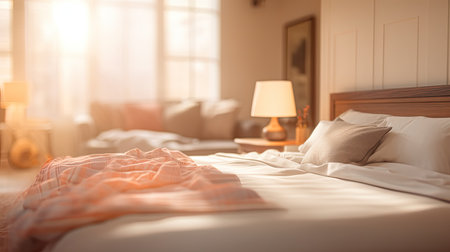 bedroom blurred house interior iconsの素材