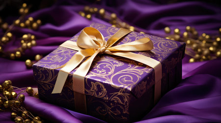 up purple mystery boxの素材