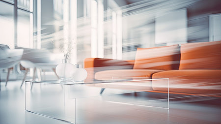 sleek blurred modern interiorの素材