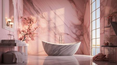 walls pink marbleの素材