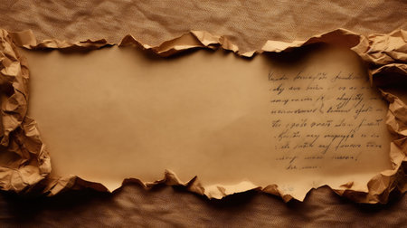 close brown torn paperの素材