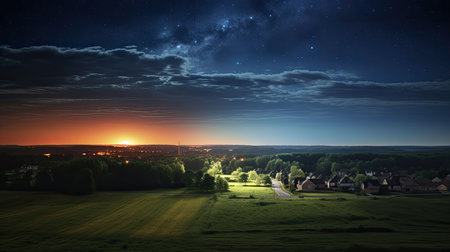 contrast light pollutionの素材