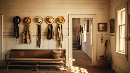 coats blurred farmhouse interiorsの素材