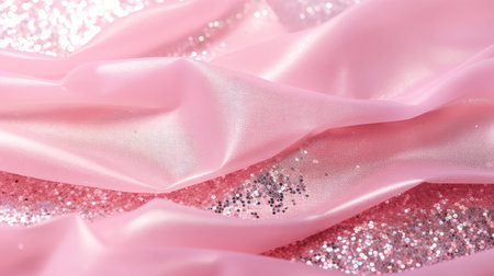 holo light pink glitter backgroundの素材