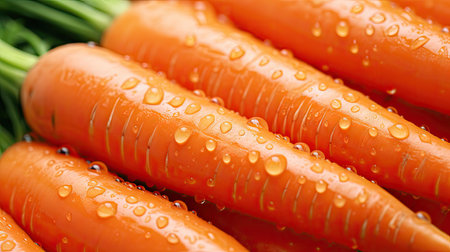 vibrant fresh carrot backgroundの素材