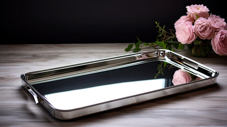 mirrored silver rectangleの素材