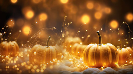 s light pumpkin backgroundの素材