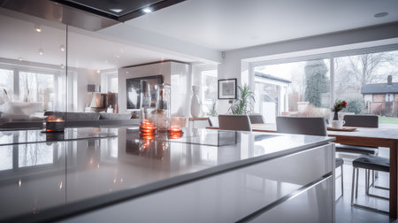 sleek blurred uk home interiorの素材