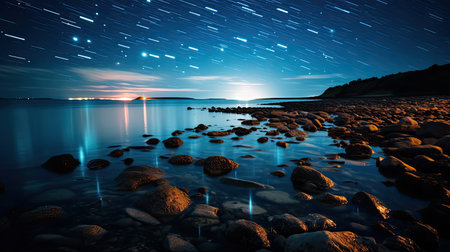 stars blurry lightsの素材